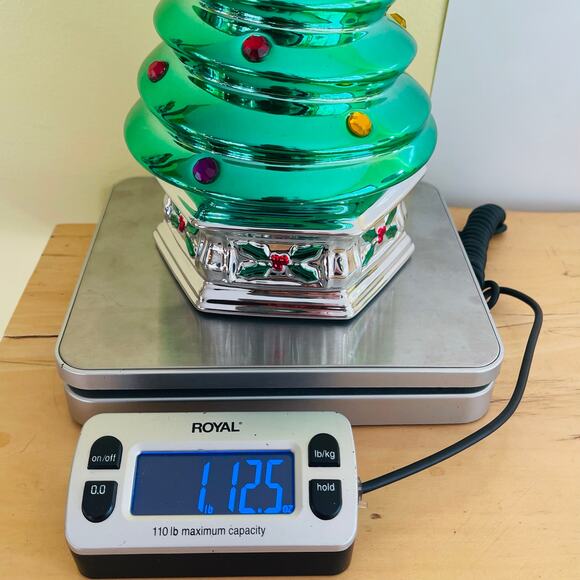 Towle Silversmiths Musical Box Revolving Christmas Tree Have Yourself A Merry - Picture 16 of 16